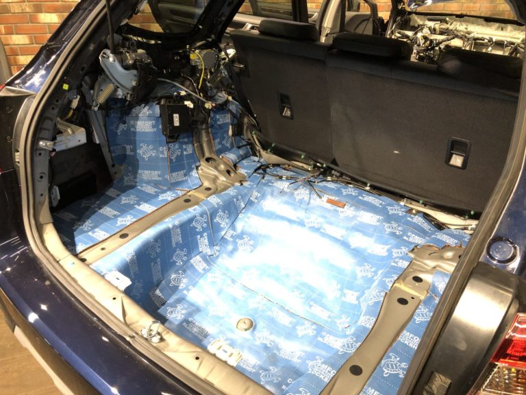 Шумоизоляция багажника Subaru Outback