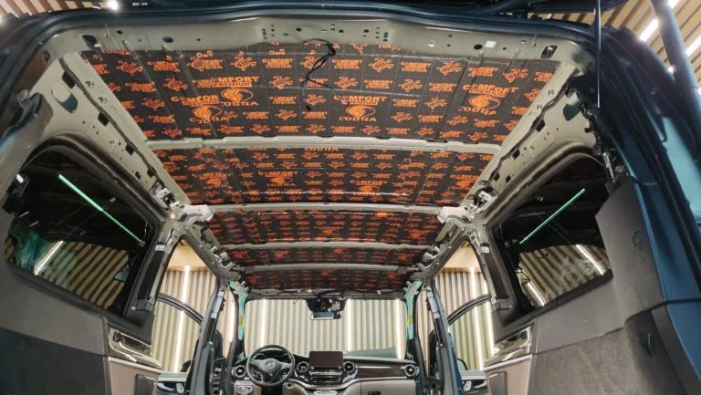 Шумоизоляция крыши Mercedes-Benz V - class-2