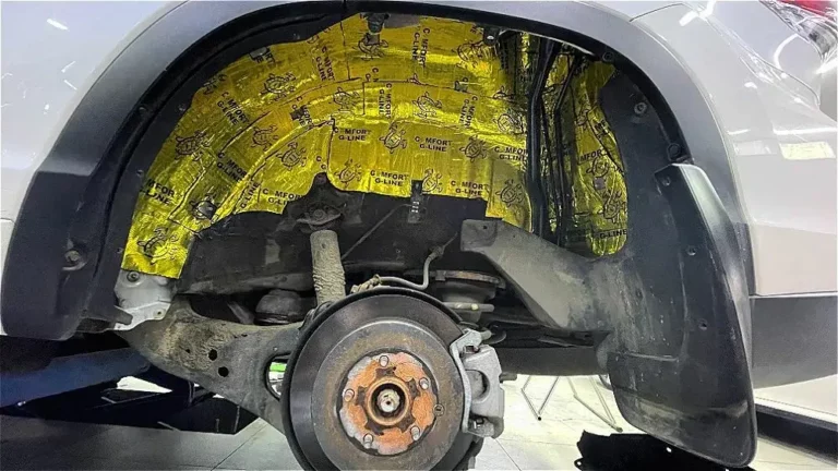 Шумоизоляция арки Toyota Highlander-3