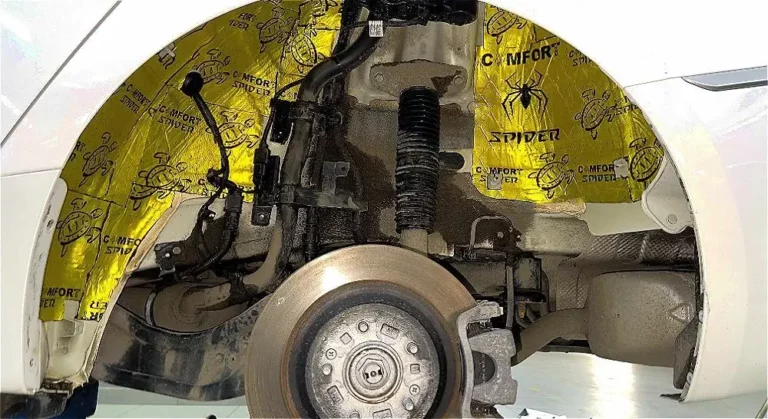 Шумоизоляция арок KIA K8 2021-2