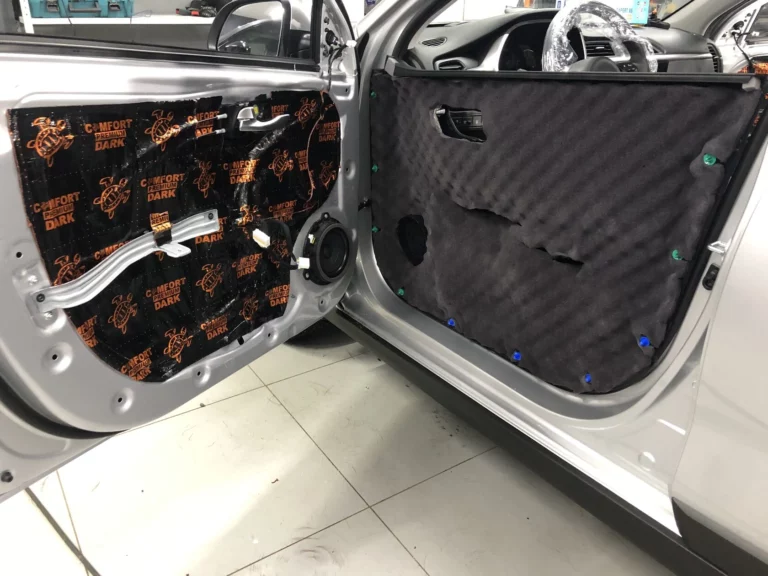Шумоизоляция двери 4 KIA Rio
